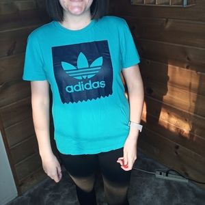 Teal Adidas T Shirt